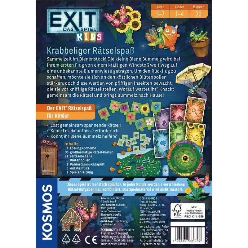 Kosmos 47879024 bord-/kaartspel 20 min puzzel