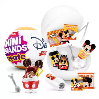 Mini Brands Create Disney Snacks serie 1 capsule, keuken, 8 jaar, batterijen inbegrepen, LR44, veelkleurig