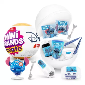Mini Brands Create Disney Snacks serie 1 capsule, keuken, 8 jaar, batterijen inbegrepen, LR44, veelkleurig