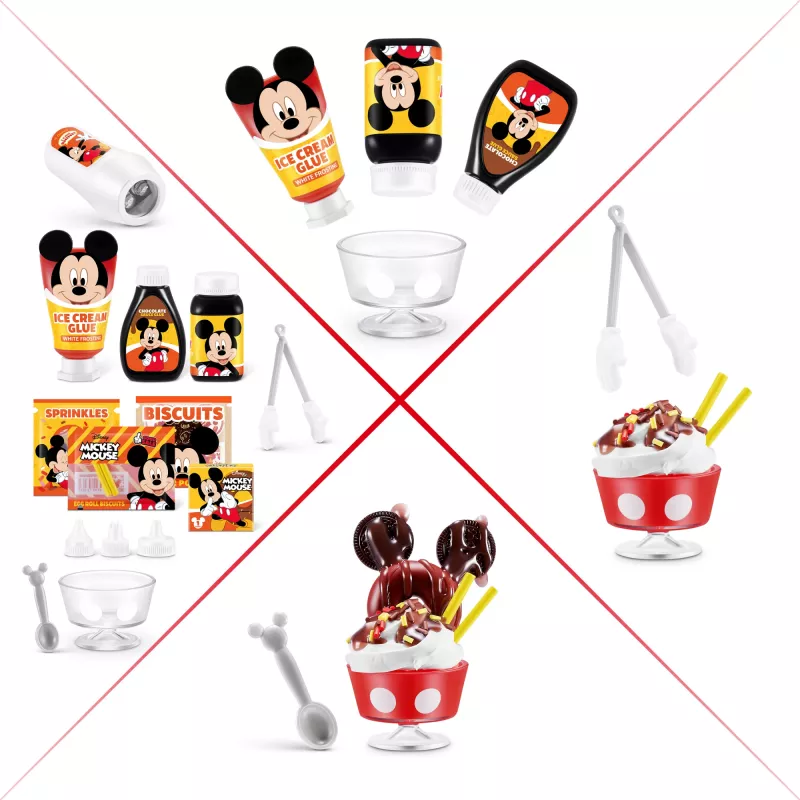 Mini Brands Create Disney Snacks serie 1 capsule, keuken, 8 jaar, batterijen inbegrepen, LR44, veelkleurig