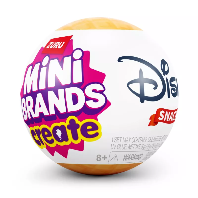 Mini Brands Create Disney Snacks serie 1 capsule, keuken, 8 jaar, batterijen inbegrepen, LR44, veelkleurig