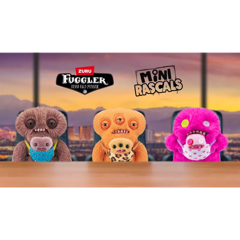 ZURU Fuggler Mini Rascals 9-inch assortiment serie 1 (Double Trouble).