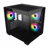 Fortron FSP behuizing Mini S140 BA micro-ATX / M-ITX pc-behuizing, ARGB, zwart