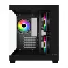 Fortron FSP behuizing Mini S140 BA micro-ATX / M-ITX pc-behuizing, ARGB, zwart
