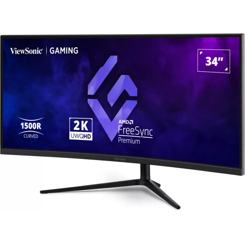Viewsonic VX3418C-2K computermonitor 86,4 cm (34 inch) 3440 x 1440 pixels UltraWide Quad HD zwart