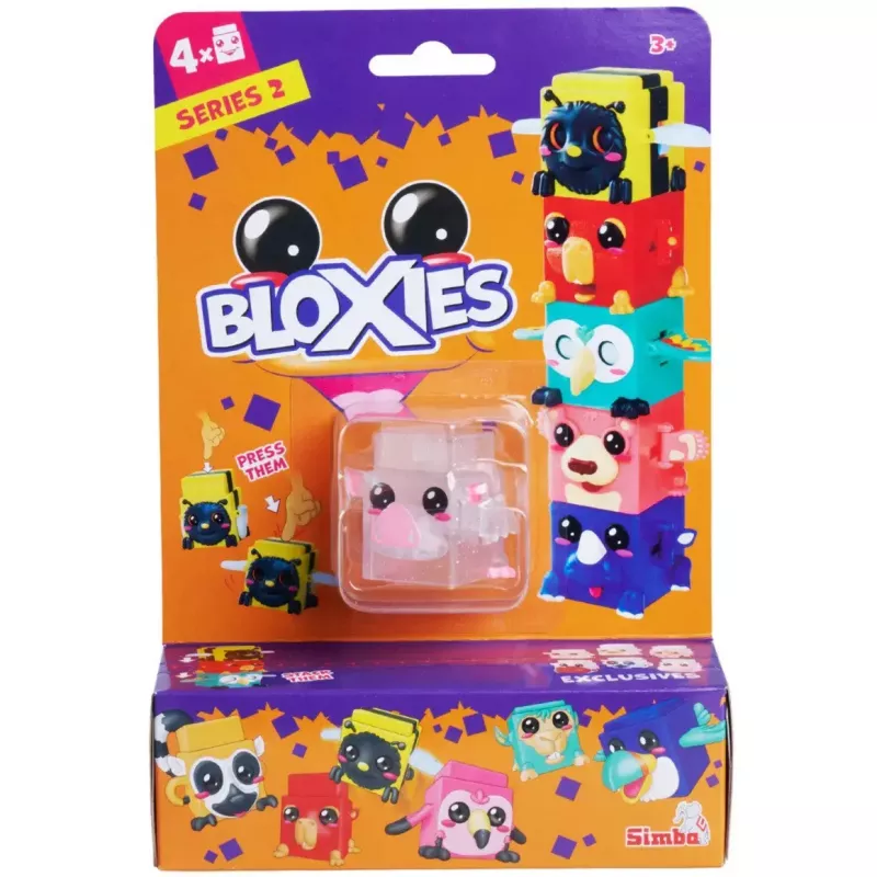 Speelfigurenpack, Simba-Dickie Bloxies serie 2 — gesorteerde 4 figuren