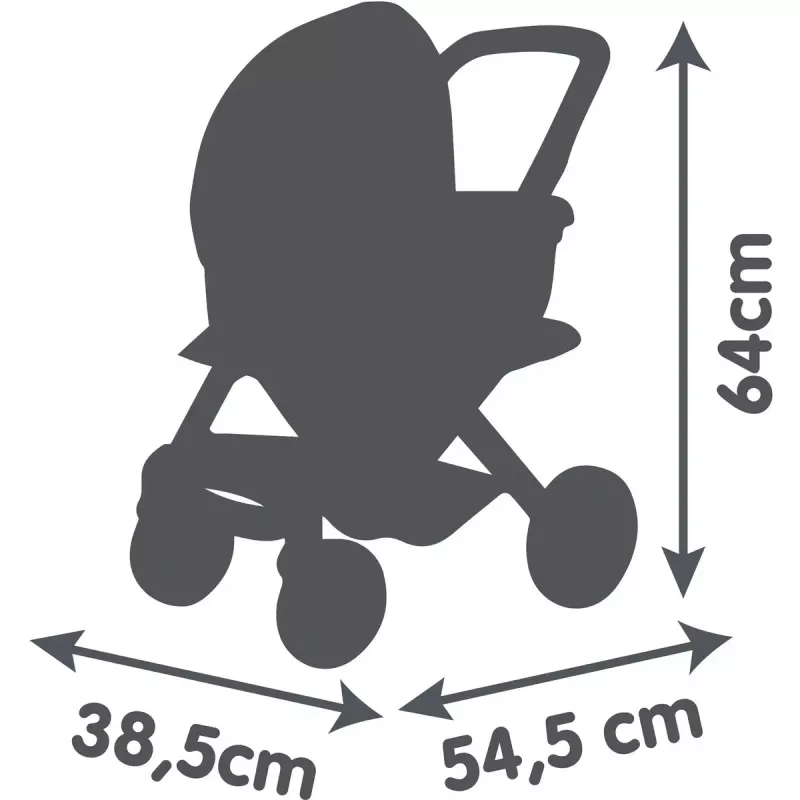 Poppenwagen 3-in-1 Simba-Dickie Smoby Maxi-Cosi beige