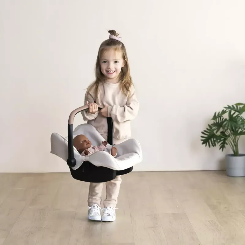 Poppenautostoel Simba-Dickie Maxi-Cosi, beige — accessoire voor poppen