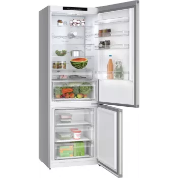 Bosch Serie 4 KGN492IAF koel-vriescombinatie vrijstaand 440 L roestvrijstaal