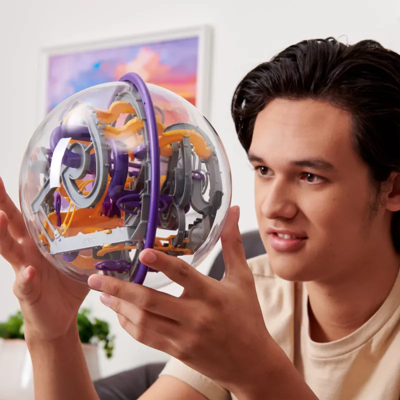 Perplexus Epic, 3D-puzzel-doolhofspel met 125 hindernissen (editie kan variëren), van
