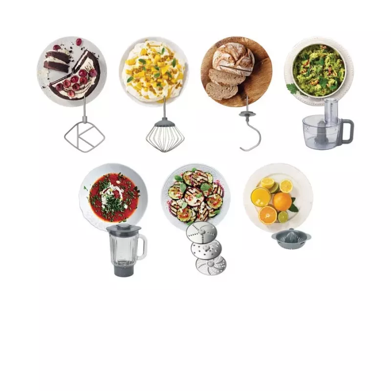 Kenwood Prospero+ White KHC29A.J0WH keukenmachine 1000 W 4,3 L RVS, wit