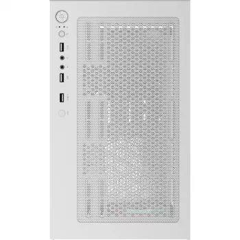 Tower-pc-behuizing AEROCOOL Viewport Mini-G-WT-v4 ARGB met twee tempered-glass panelen, wit