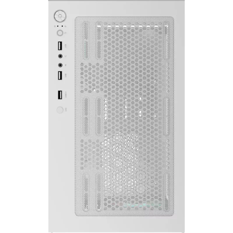 Tower-pc-behuizing AEROCOOL Viewport Mini-G-WT-v4 ARGB met twee tempered-glass panelen, wit