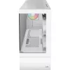 Tower-pc-behuizing AEROCOOL Viewport Mini-G-WT-v4 ARGB met twee tempered-glass panelen, wit