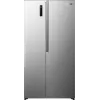 Gorenje Side by Side NRS917E41X SI, vrijstaand, American Door, grijs, 2 deuren, touch, LED
