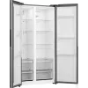 Gorenje Side by Side NRS917E41X SI, vrijstaand, American Door, grijs, 2 deuren, touch, LED