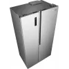 Gorenje Side by Side NRS917E41X SI, vrijstaand, American Door, grijs, 2 deuren, touch, LED