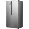 Gorenje Side by Side NRS917E41X SI, vrijstaand, American Door, grijs, 2 deuren, touch, LED