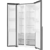 Gorenje Side by Side NRS917E41X SI, vrijstaand, American Door, grijs, 2 deuren, touch, LED