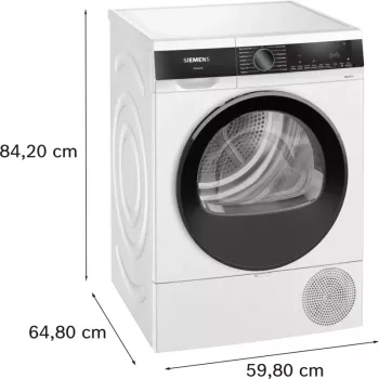 Siemens iQ500 WQ33G2D41 wasdroger vrijstaand frontlader 9 kg wit