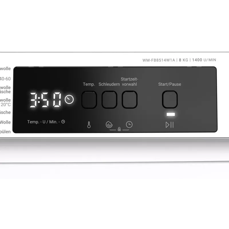 Daewoo WM-FB8514W1A-DE wasmachine frontlader 8 kg 1400 t/min wit