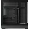 Tower-behuizing APNX V2-F-BK-v1 met drie geharde glasplaten, zwart