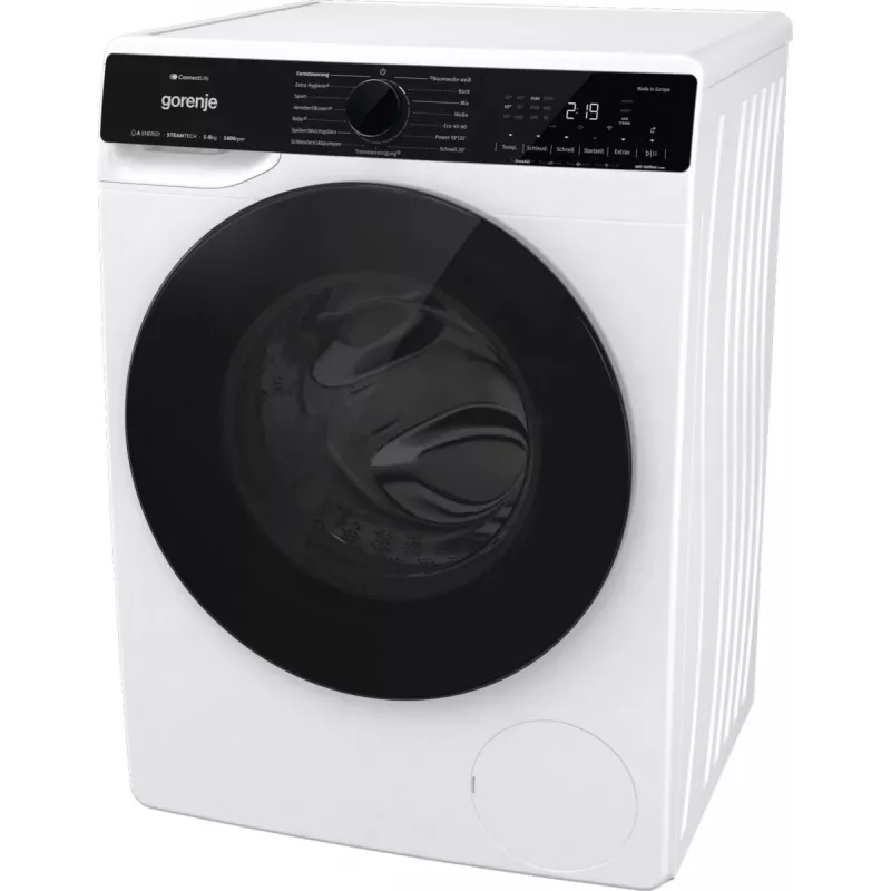 Gorenje WPNA84A2TS wasmachine frontlader 8 kg 1400 t/min zwart, wit