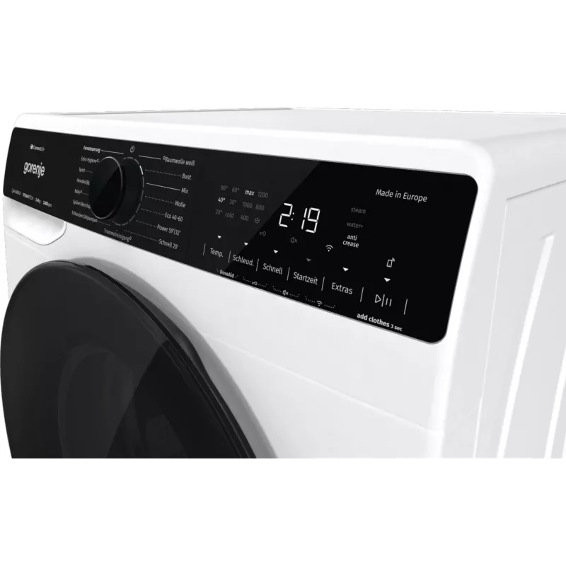 Gorenje WPNA84A2TS wasmachine frontlader 8 kg 1400 t/min zwart, wit