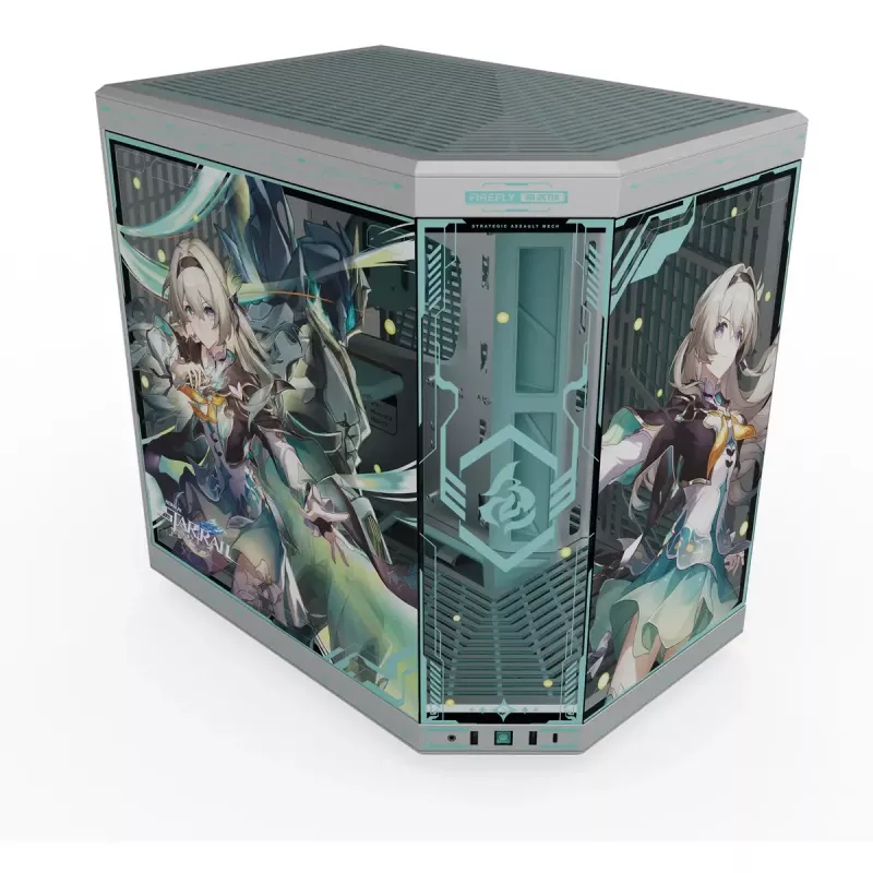 Computerbehuizing HYTE Y70 Firefly Edition gehard glas — Mid-Tower ATX-compatibel