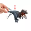 Jurassic World Rebirth Wild Roar Abelisaurus dinosaurus-speelgoed, staartgestuurde aanvalsaanval & geluid