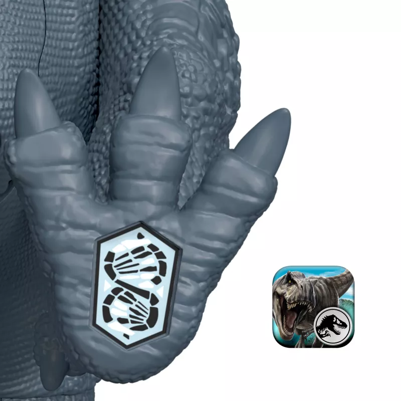 Jurassic World Rebirth Wild Roar Abelisaurus dinosaurus-speelgoed, staartgestuurde aanvalsaanval & geluid