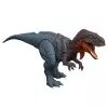 Jurassic World Rebirth Wild Roar Abelisaurus dinosaurus-speelgoed, staartgestuurde aanvalsaanval & geluid