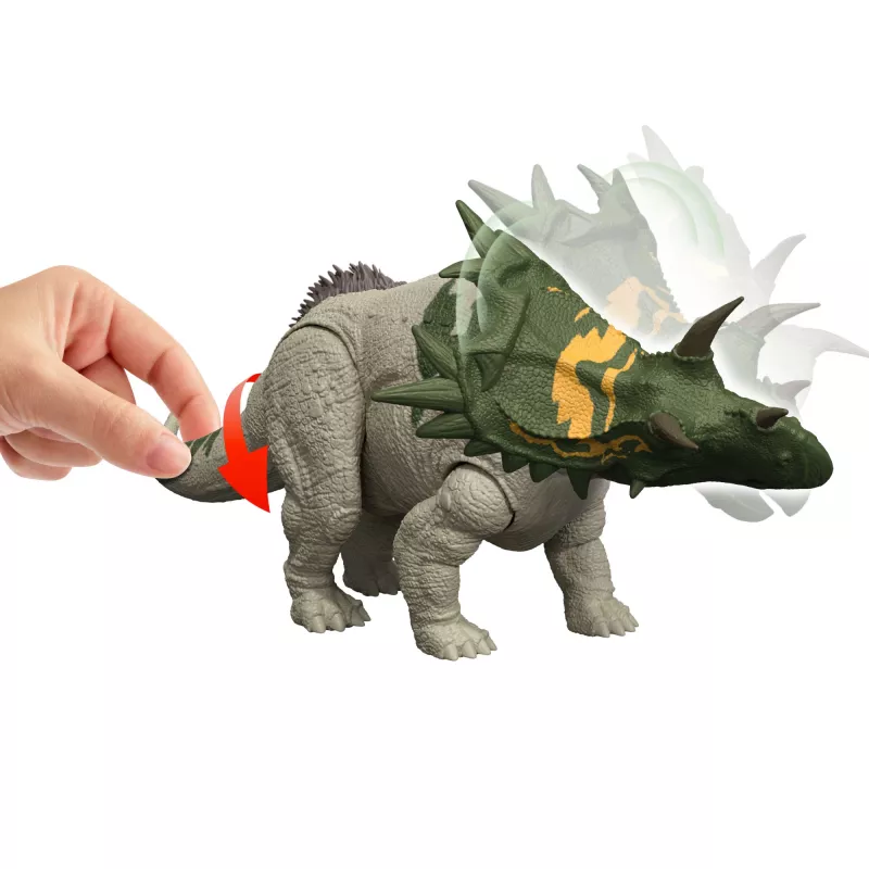 Speelfiguur MATTEL Jurassic World Wild Roar Spiclypeus JGB89 — verzamelbare dinosaurus-actiefiguur