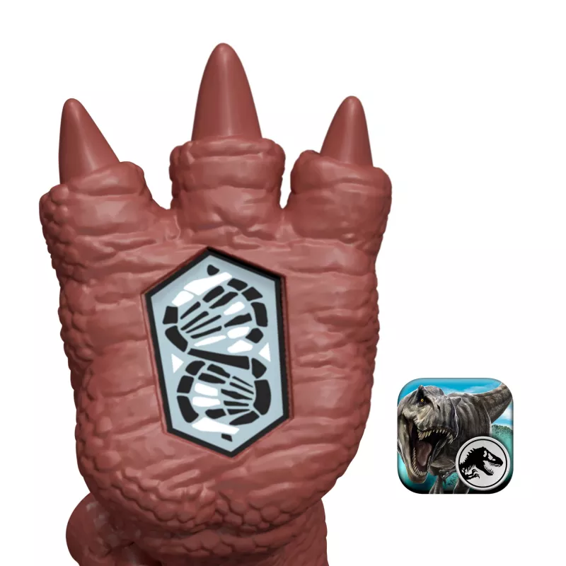 Jurassic World Rebirth Wild Roar Aucasaurus dinosaurus-speelgoed, staartgestuurde aanvalsbeet & geluid