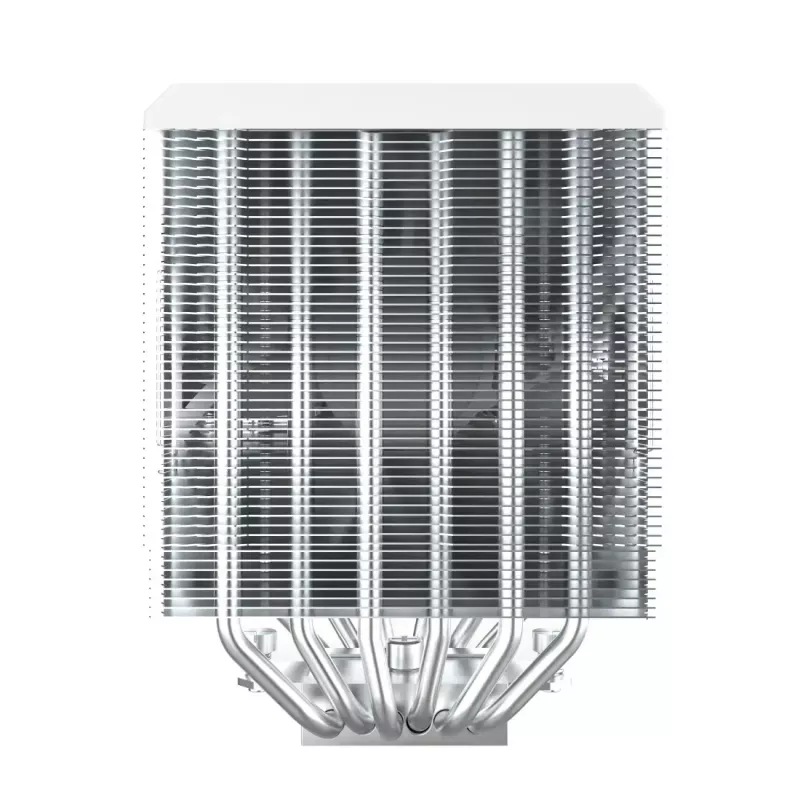 CPU-koeler Montech NX600 (wit) met 120mm-ventilator, compatibele luchtkoeler voor desktopprocessoren