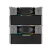 CPU-koeler Montech NX600 ARGB, zwart, 120mm-ventilator, ARGB-verlichting