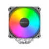 CPU-koeler Montech NX600 ARGB, zwart, 120mm-ventilator, ARGB-verlichting