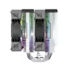 CPU-koeler Montech NX600 ARGB, zwart, 120mm-ventilator, ARGB-verlichting