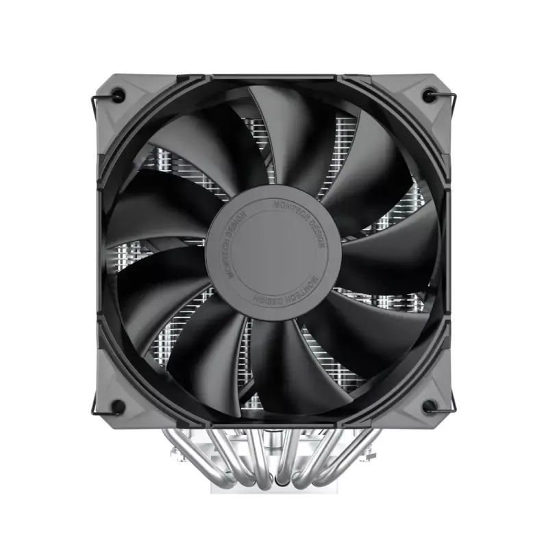 CPU-koeler Montech NX600 zwart met 120mm-ventilator