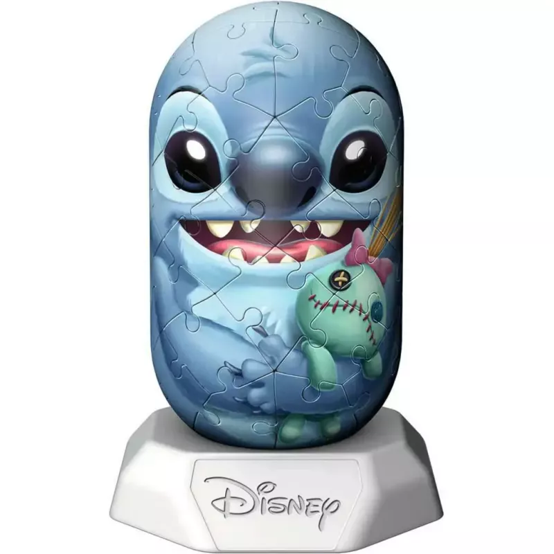 3D-puzzel Ravensburger Disney Stitch Hylkies — karaktervormige 3D-figuur van Ravensburger