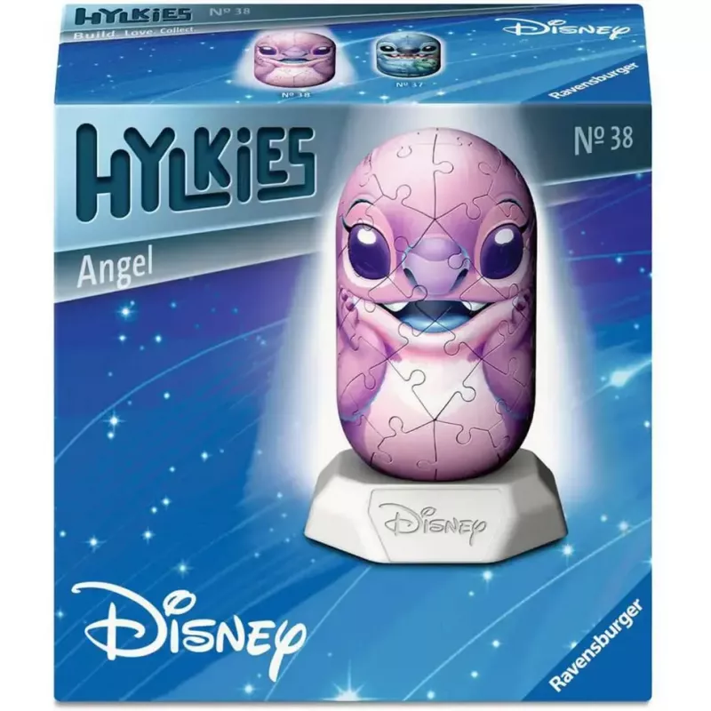 3D-puzzel Ravensburger Disney Stitch - Angel figuur, in elkaar grijpende schuimdelen, model 12008045