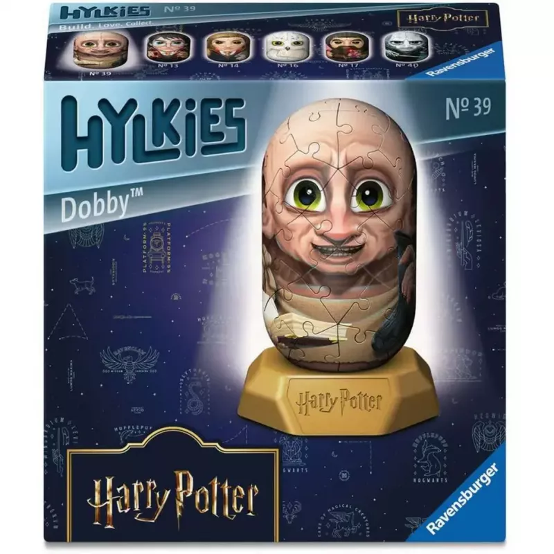 3D-puzzel Ravensburger Hylkies Harry Potter Dobby, schuimsteekdelen, samengestelde figuur