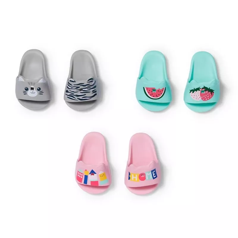 BABY born slippers 3 assorti 43cm poppenschoenen