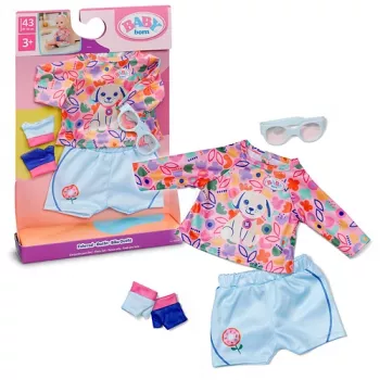 BABY born fiets-outfit 43cm poppenkledingset