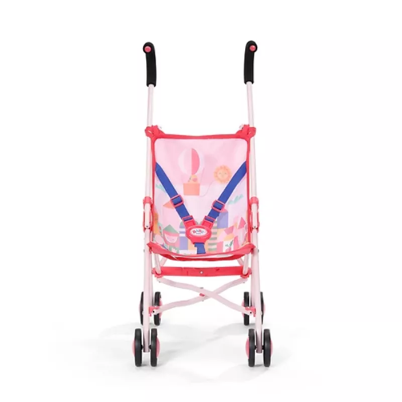 BABY born poppenwagen met tas roze