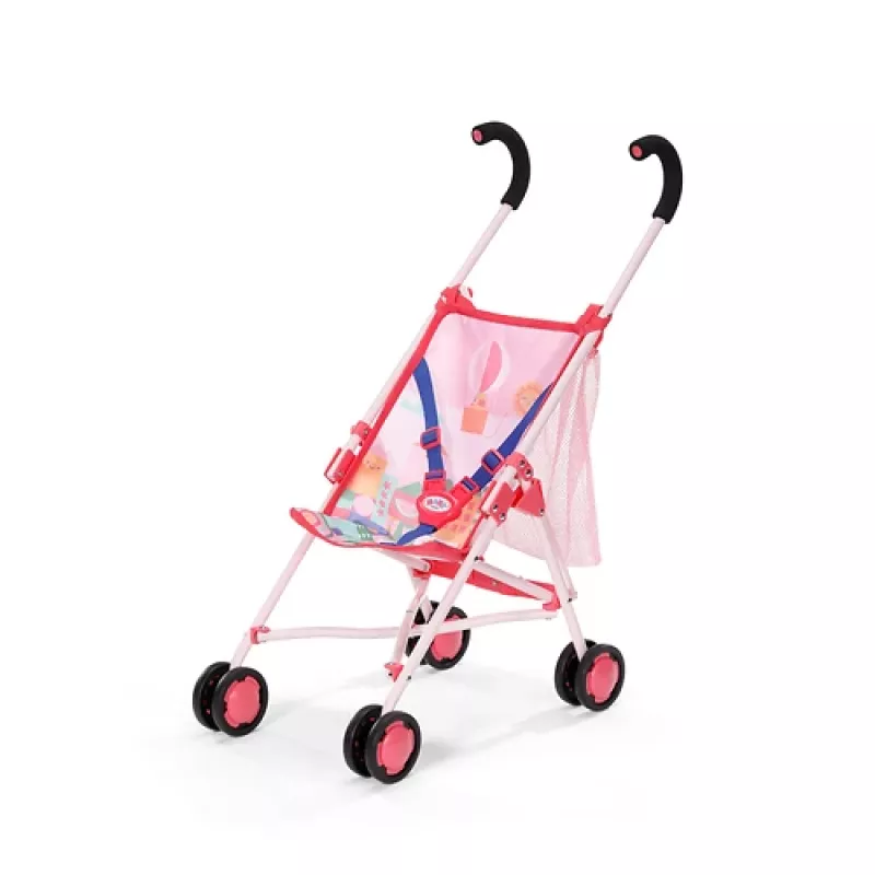 BABY born poppenwagen met tas roze