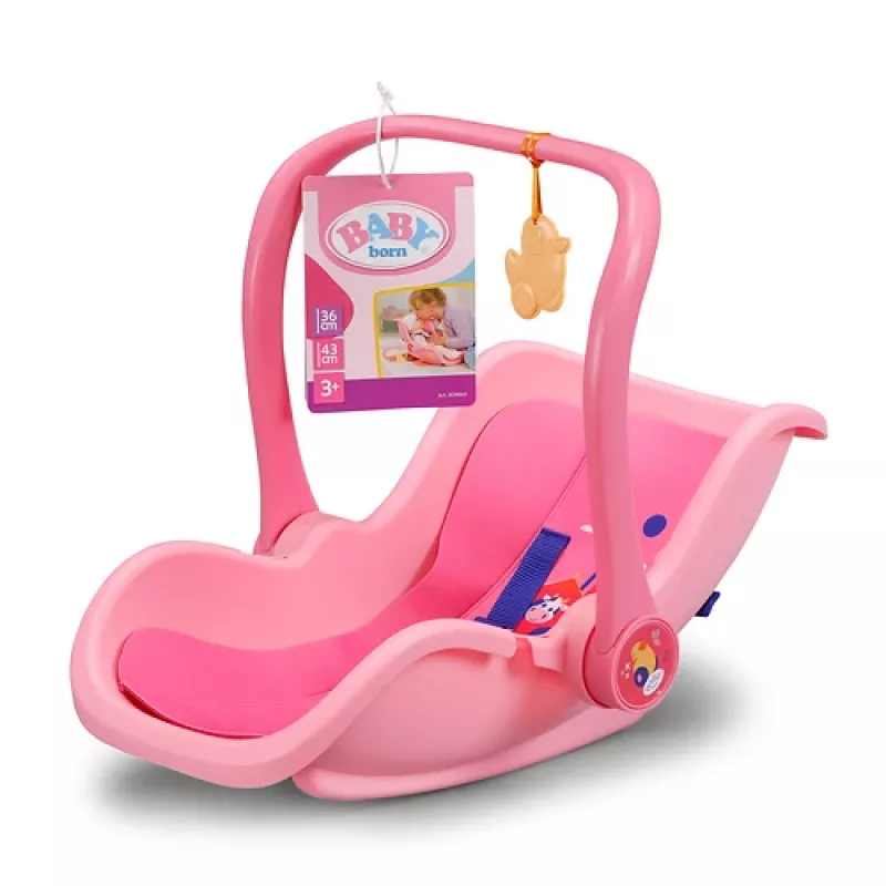 BABY born Comfort Seat roze poppenreiszitje