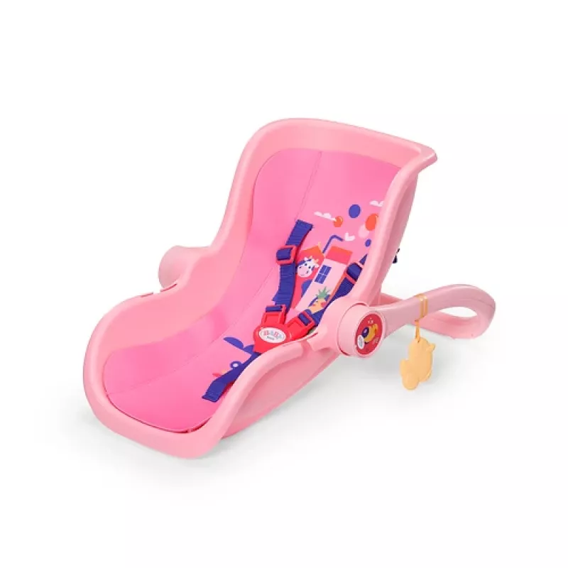 BABY born Comfort Seat roze poppenreiszitje