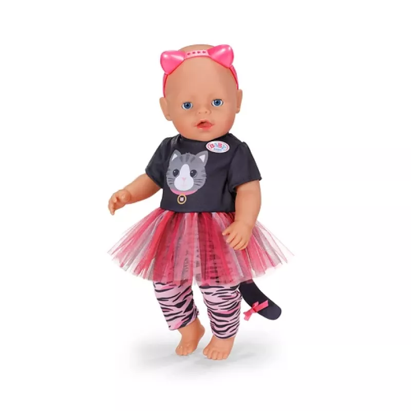 BABY born kattenjurk poppenkledingset