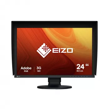 EIZO ColorEdge CG2400SV 61,2 cm (24,1 inch) WUXGA IPS LCD-monitor 1920×1200, USB 3.2-hub, VESA, in hoogte verstelbaar, zwart